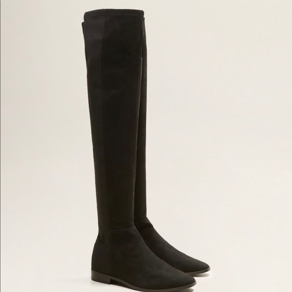 Mango flat over the knee boots